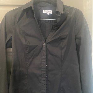 Express Essential Shirt 'Original Fit' | Black, size XS!